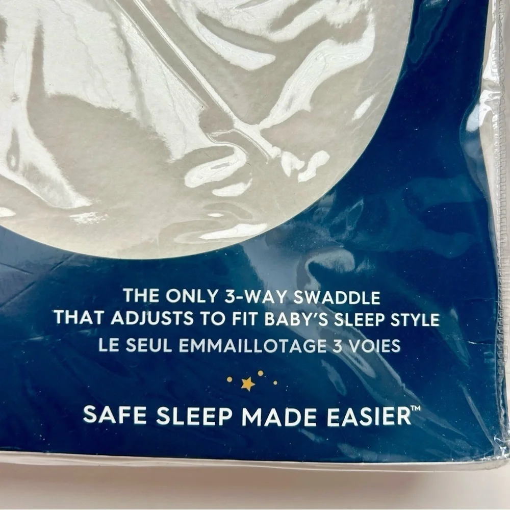 Halo SleepSack Swaddle Micro-Fleece TOG 3.0 Cream White Small 3-6 Months NWT